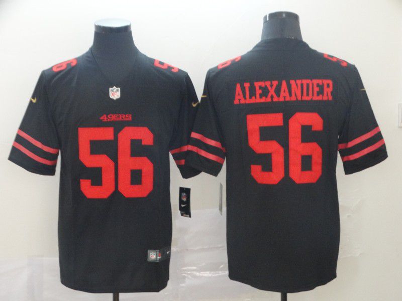 Men San Francisco 49ers 56 Alexander Black Nike Vapor Untouchable Limited Player NFL Jerseys